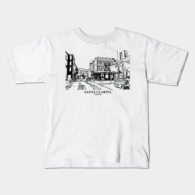 Santa Clarita - California Kids T-Shirt by Lakeric